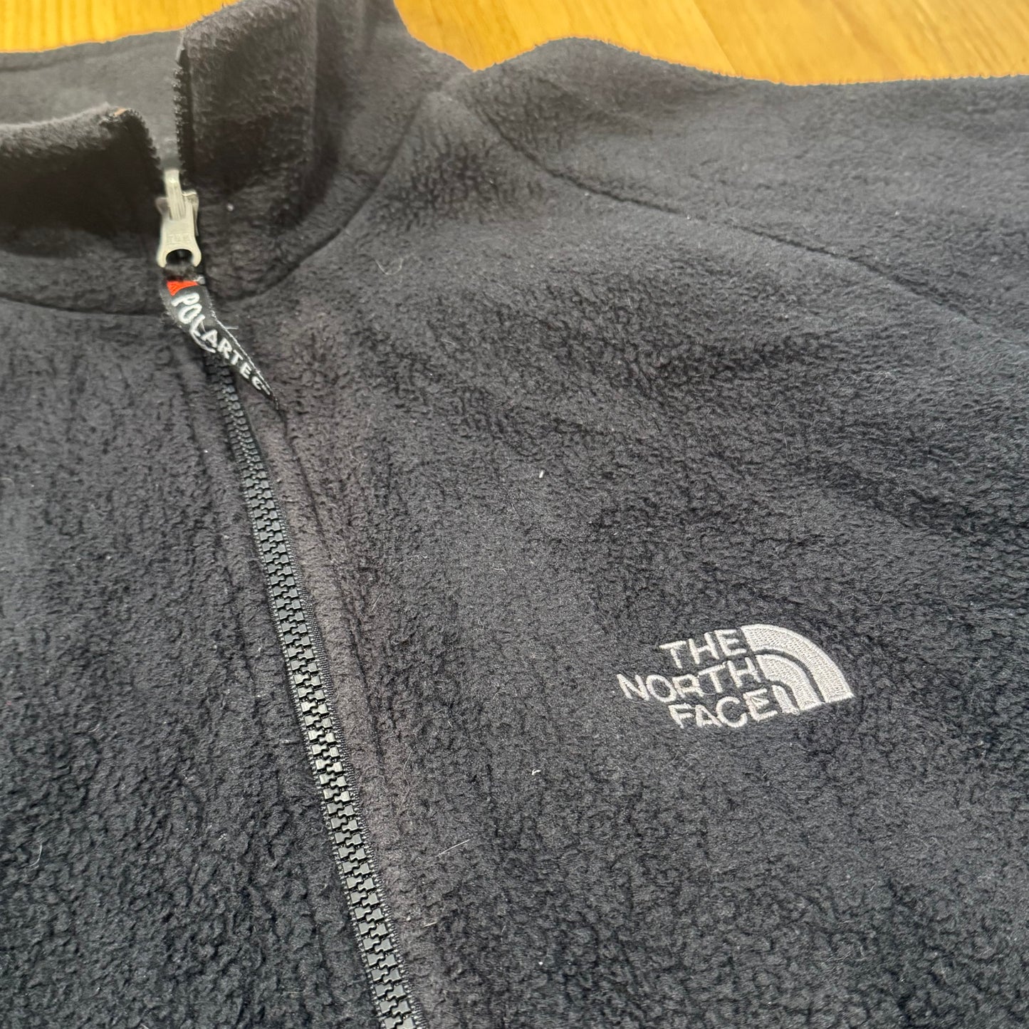 The North Face Polartec black fleece jacket
