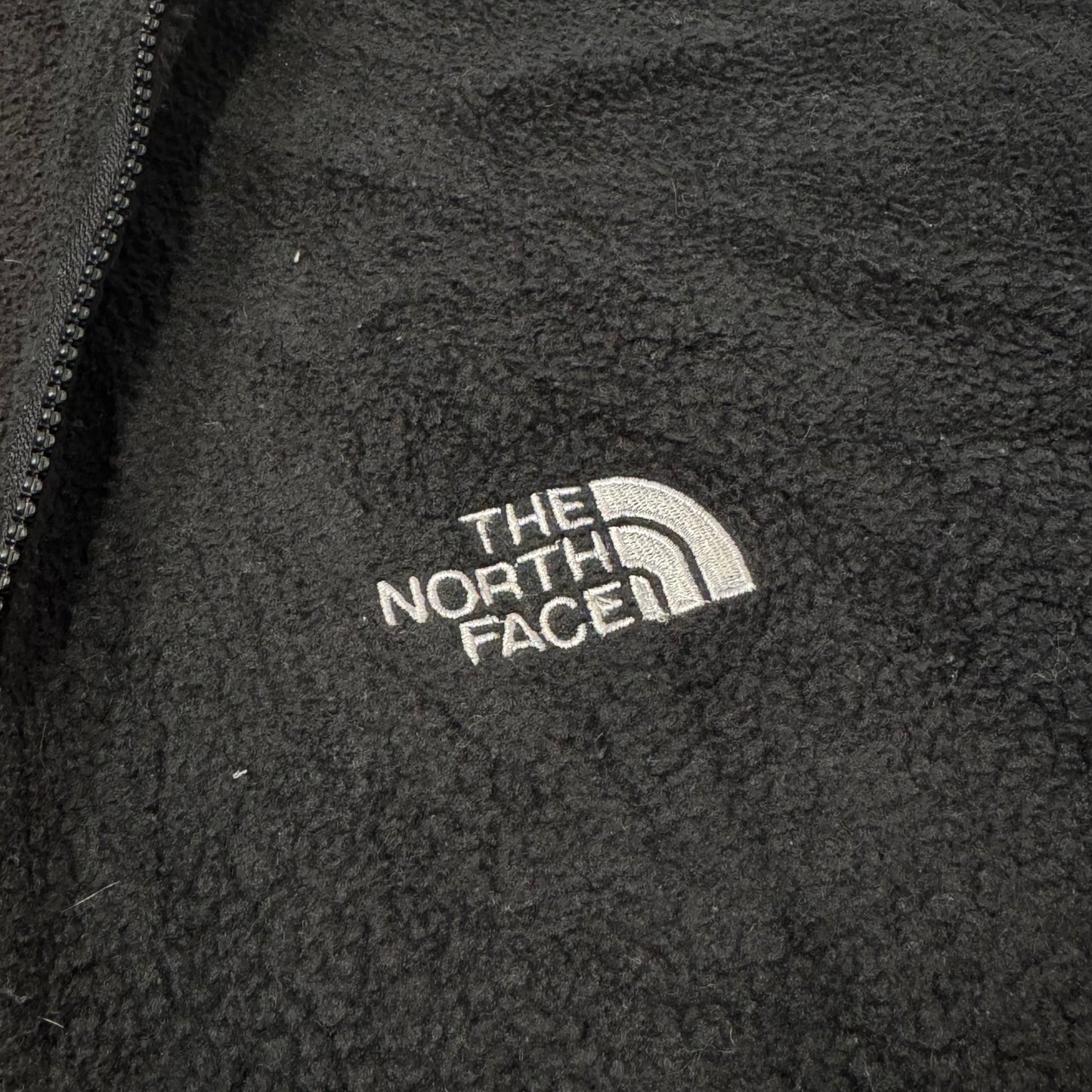 The North Face Polartec black fleece jacket