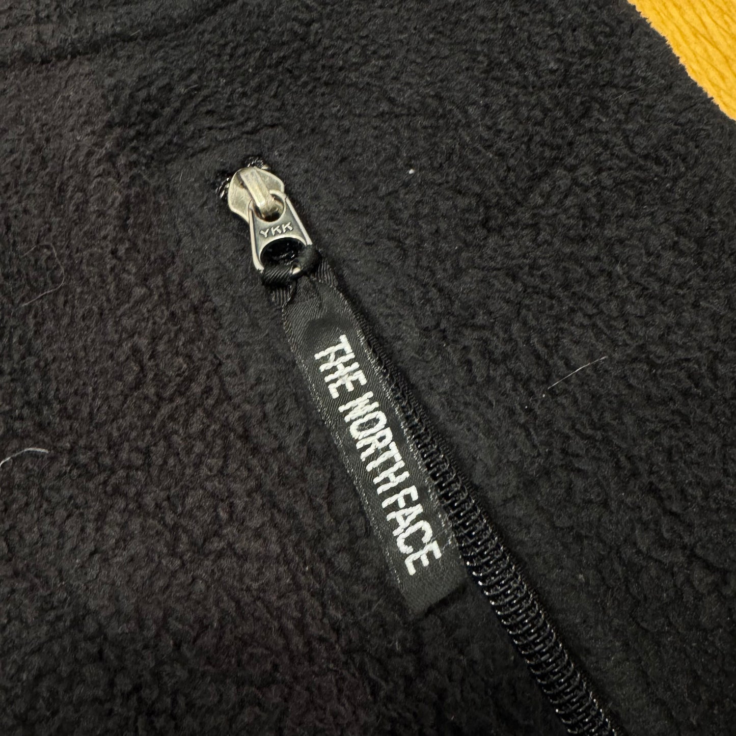 The North Face Polartec black fleece jacket