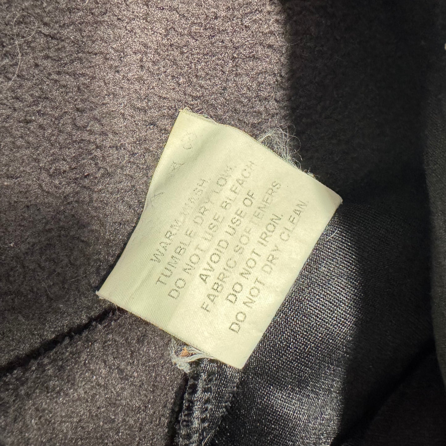 The North Face Polartec black fleece jacket