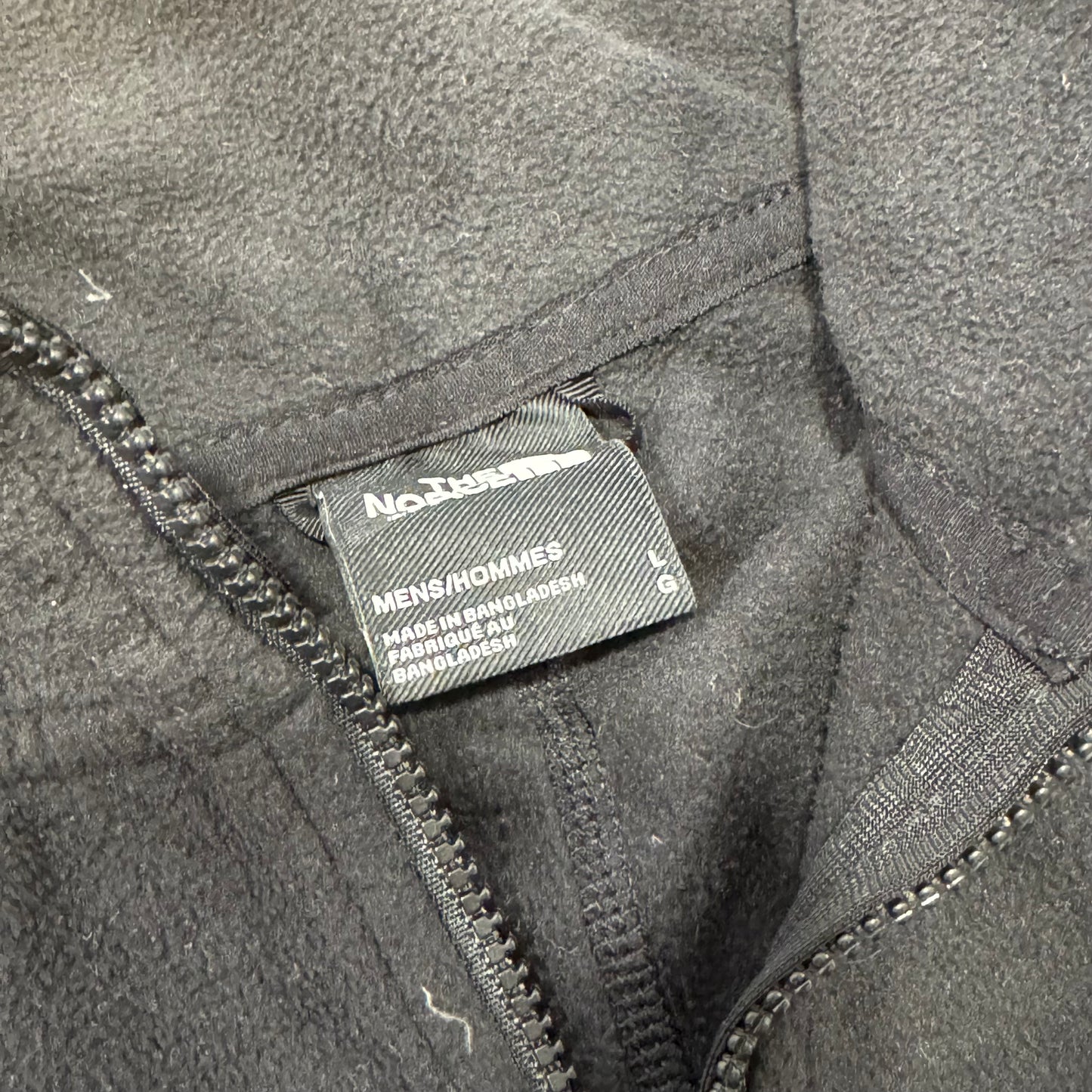 The North Face black quarter zip fleece
