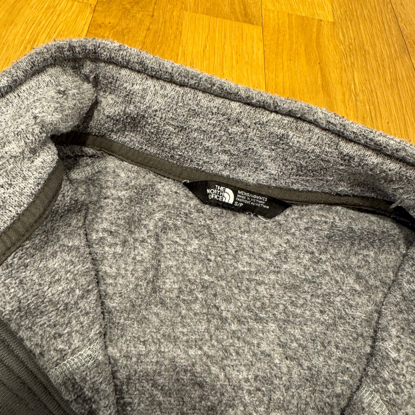 The North Face soft grey fleece jacket