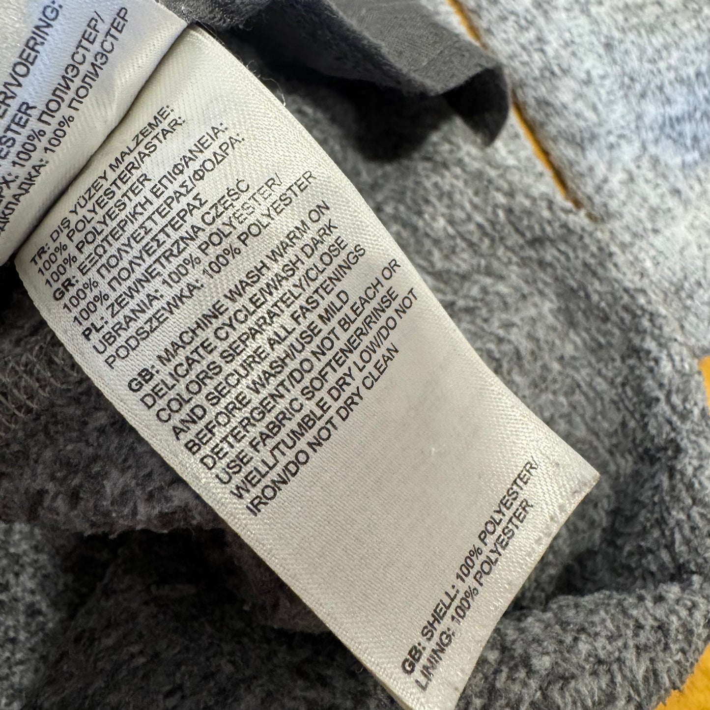 The North Face soft grey fleece jacket