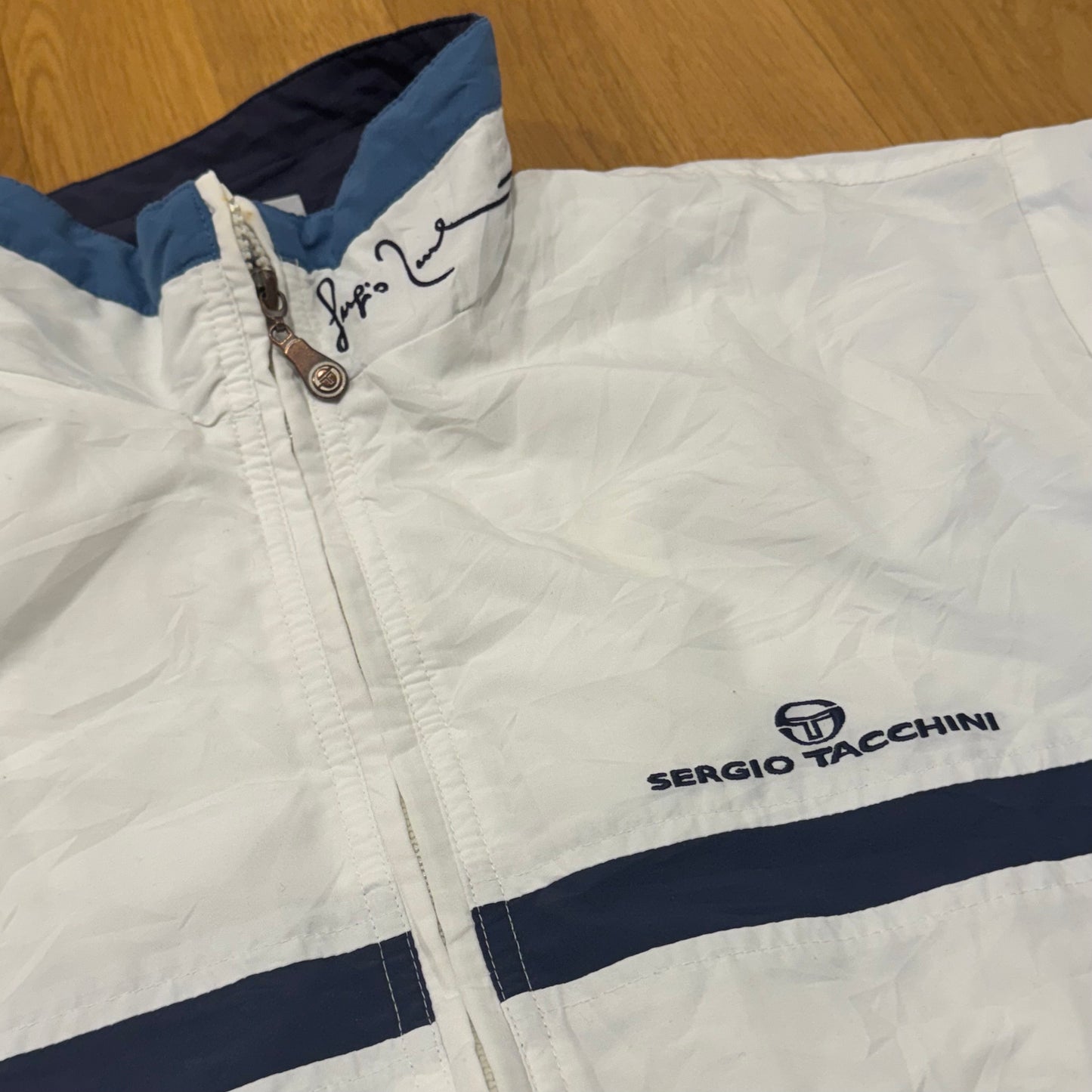 Sergio Tacchini vintage white track jacket