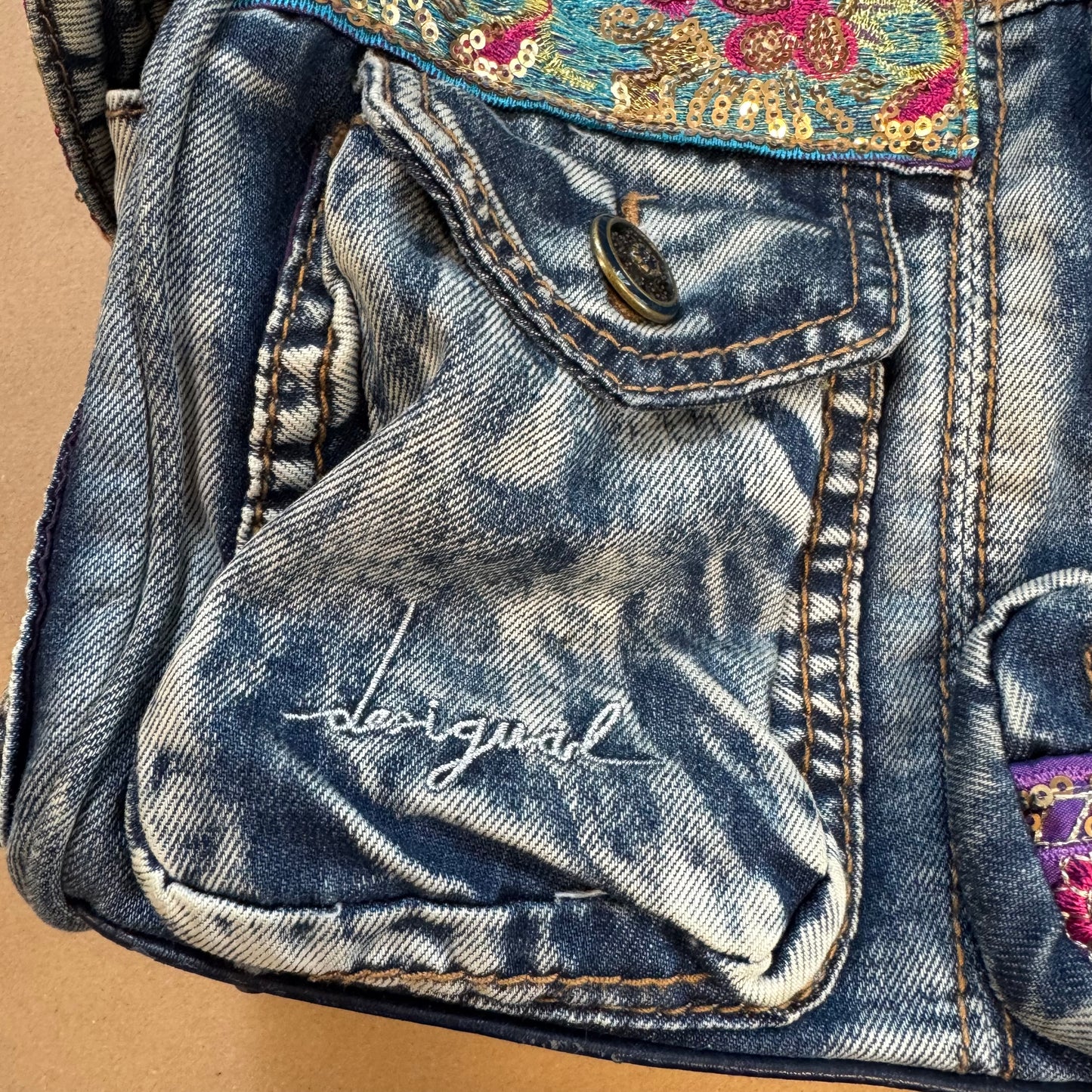 Desigual vintage Y2K jeans handbag