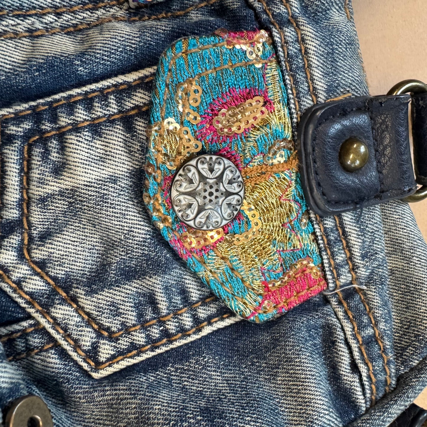Desigual vintage Y2K jeans handbag