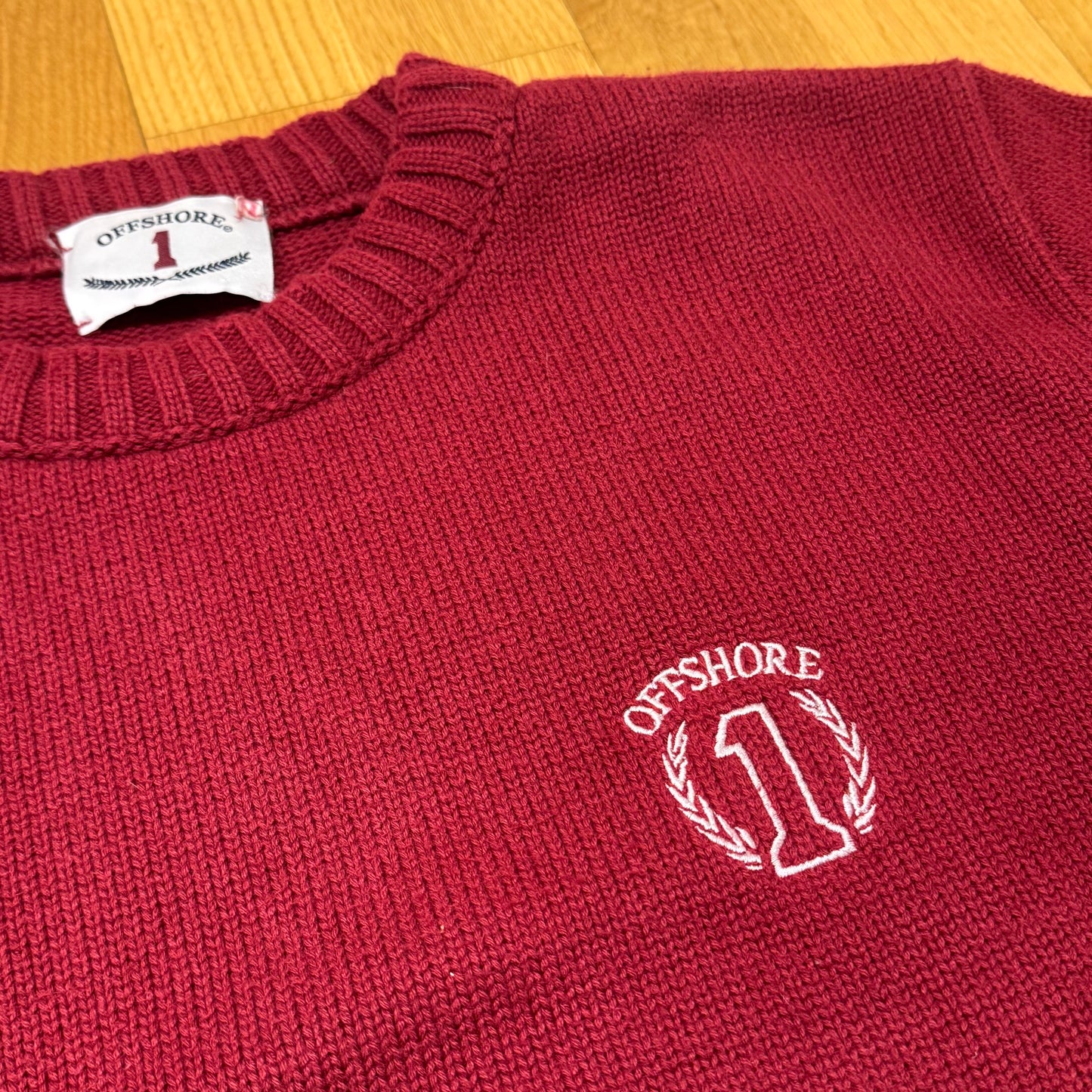 Offshore 1 vintage knitted crewneck