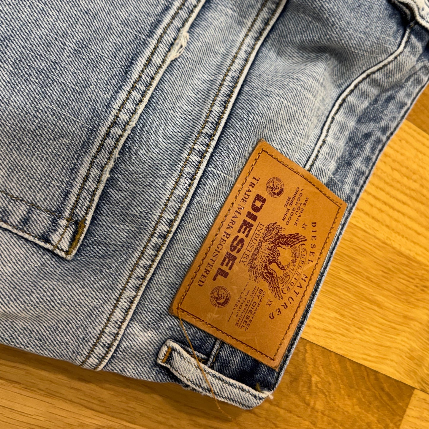 Diesel Industry womens ripped denim jeans