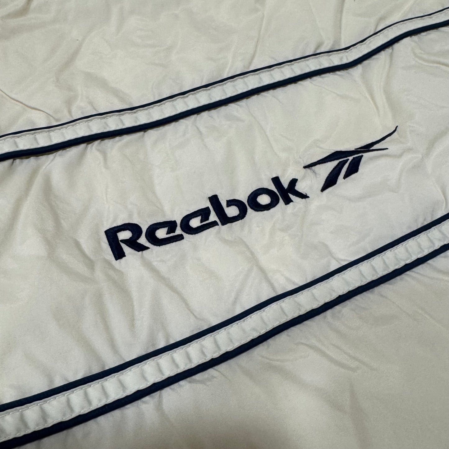 Reebok vintage cream womens track jacket