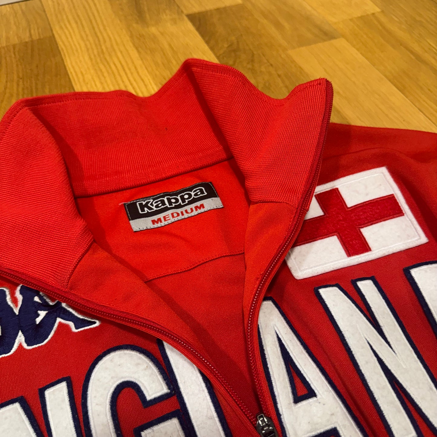 Kappa England streetwear style track jacket