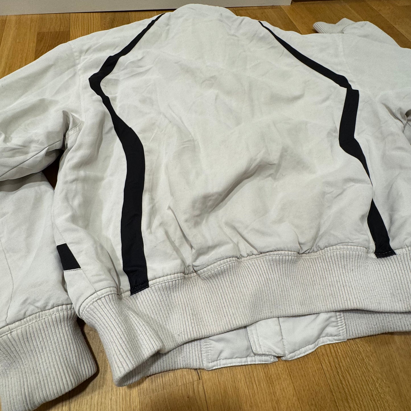 Airness white streetwear warm jacket