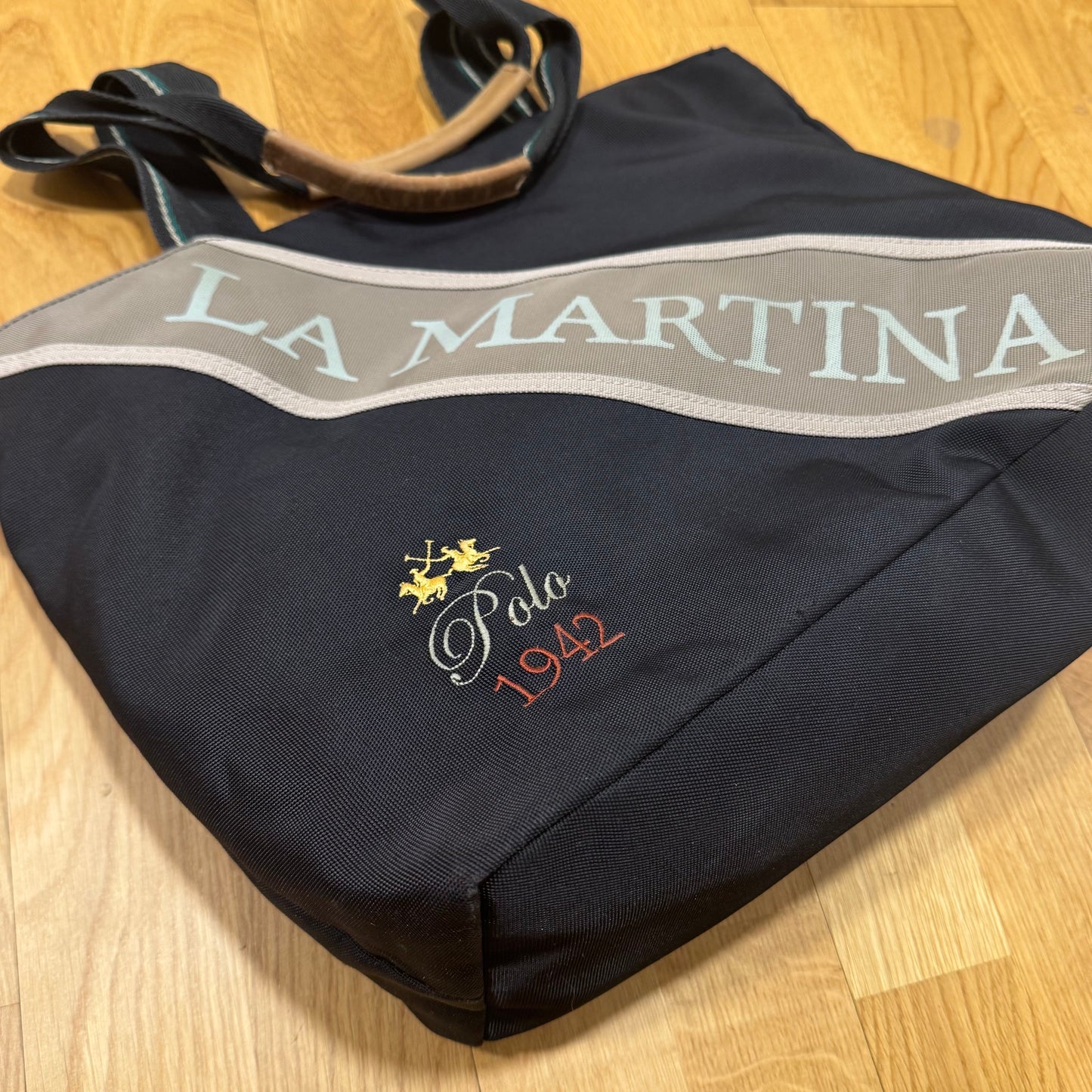 La Martina Saddlery black handbag