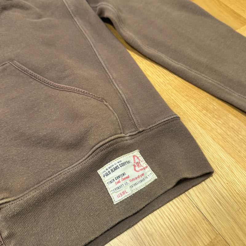 Detailansicht: Sourced limited accessories and clothes Ralph Lauren Polo Jeans 67 zip-up jacket – Logo, Nähte oder Material