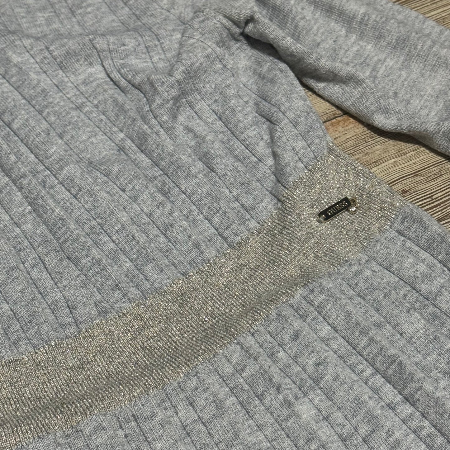 Guess glitter grey classic dress