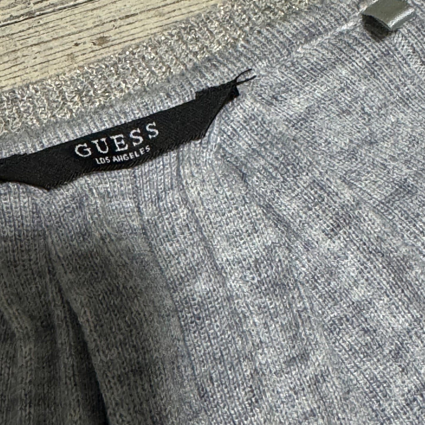 Guess glitter grey classic dress