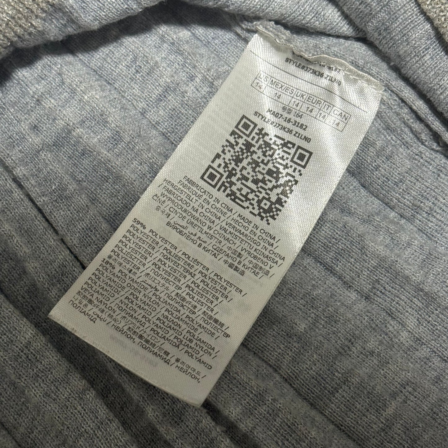 Guess glitter grey classic dress