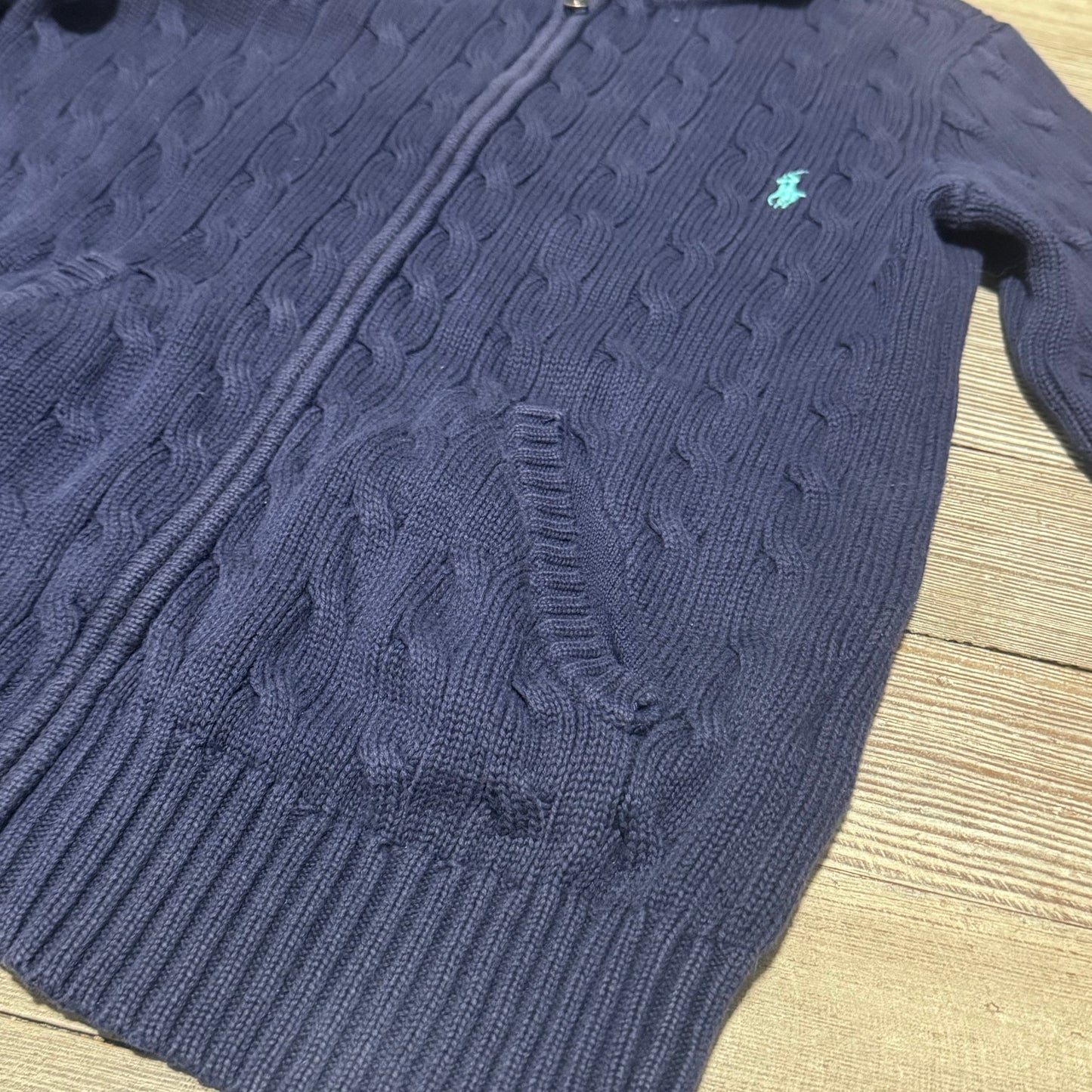 Ralph Lauren Sport knitted zip-up hoodie