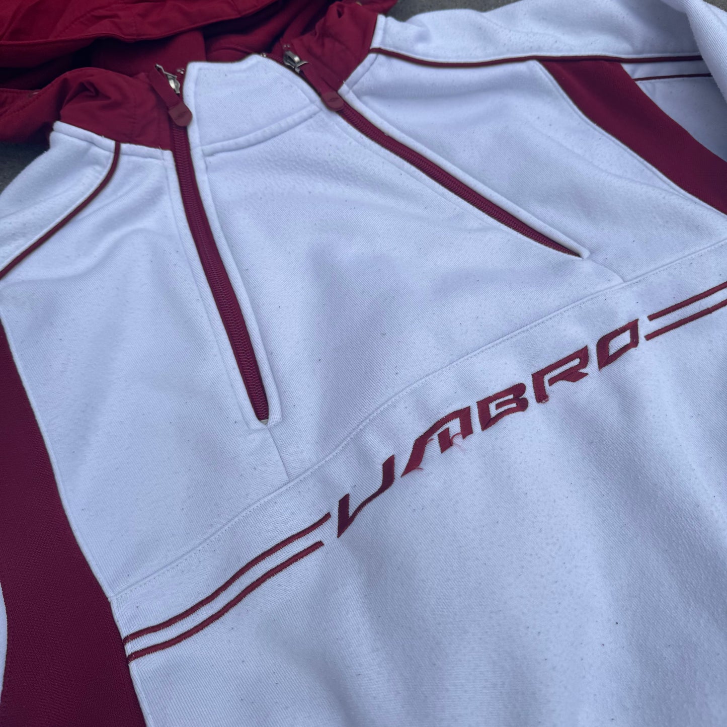 Umbro streetwear 00s white hoodie