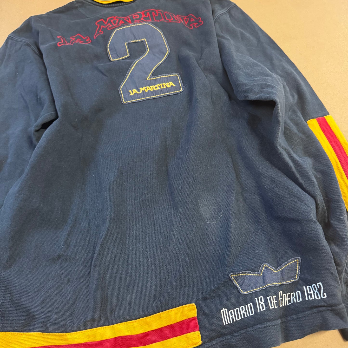 La Martina Spain black vintage polo