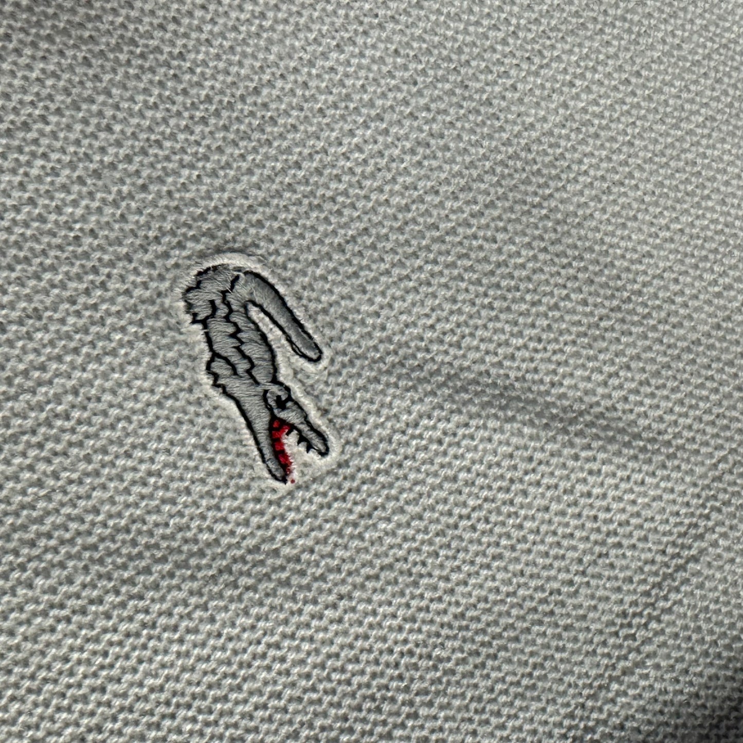 Lacoste vintage grey knitted cardigan