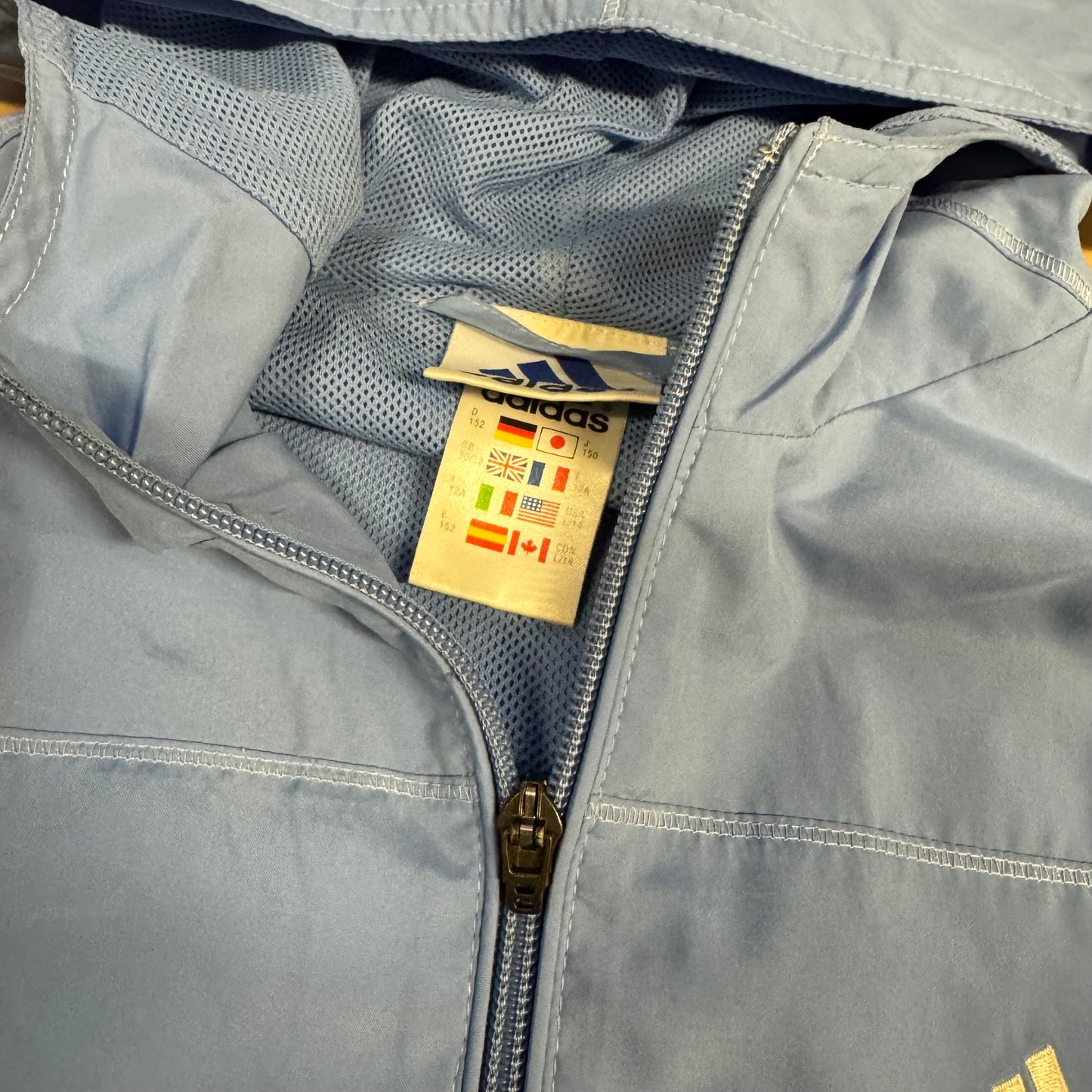 Adidas vintage Y2K blue track jacket