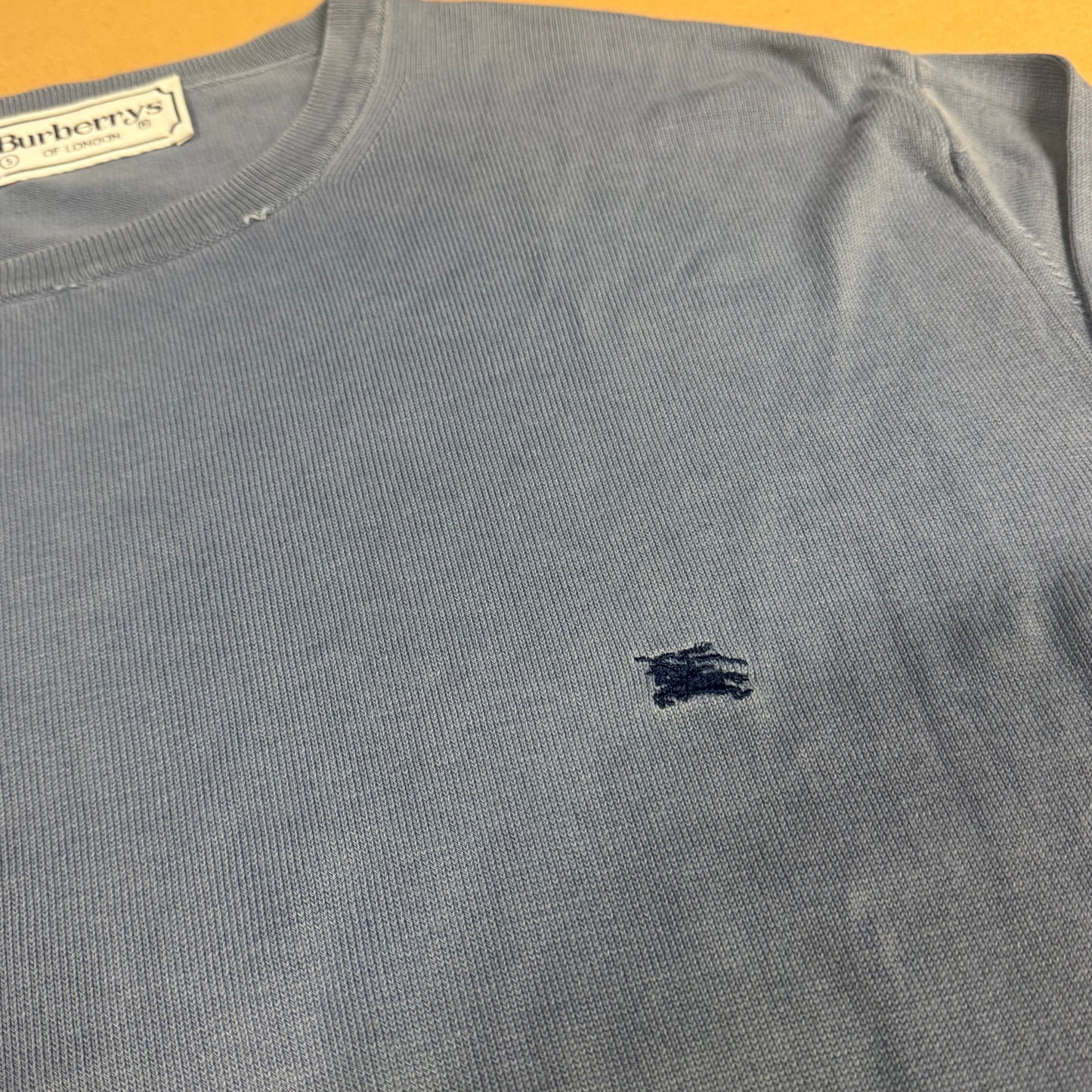 Burberry’s vintage blue crewneck sweatshirt