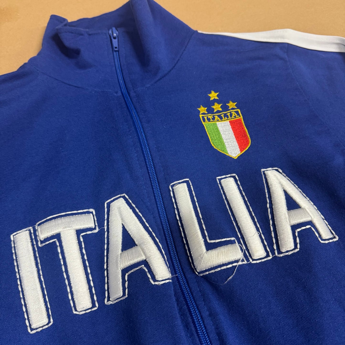 Italia streetwear blue track jacket