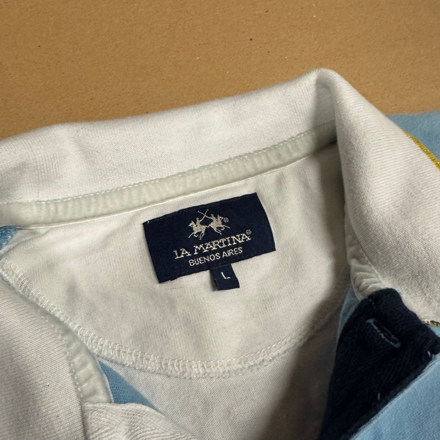 La Martina Argentina streetwear long sleeve polo