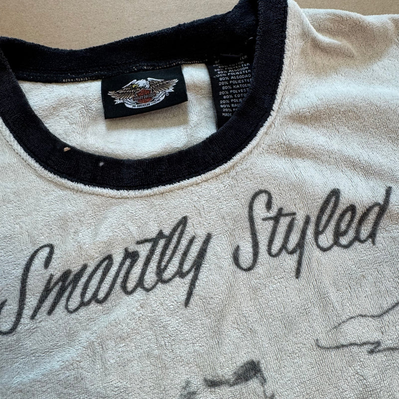Detailansicht: Sourced limited accessories and clothes Harley Davidson ladies sweatshirt – Logo, Nähte oder Material