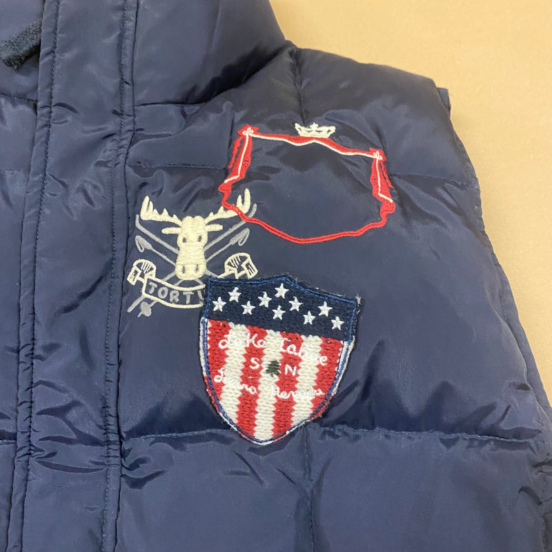 Detailansicht: Sourced limited accessories and clothes Tortuga vest – Logo, Nähte oder Material