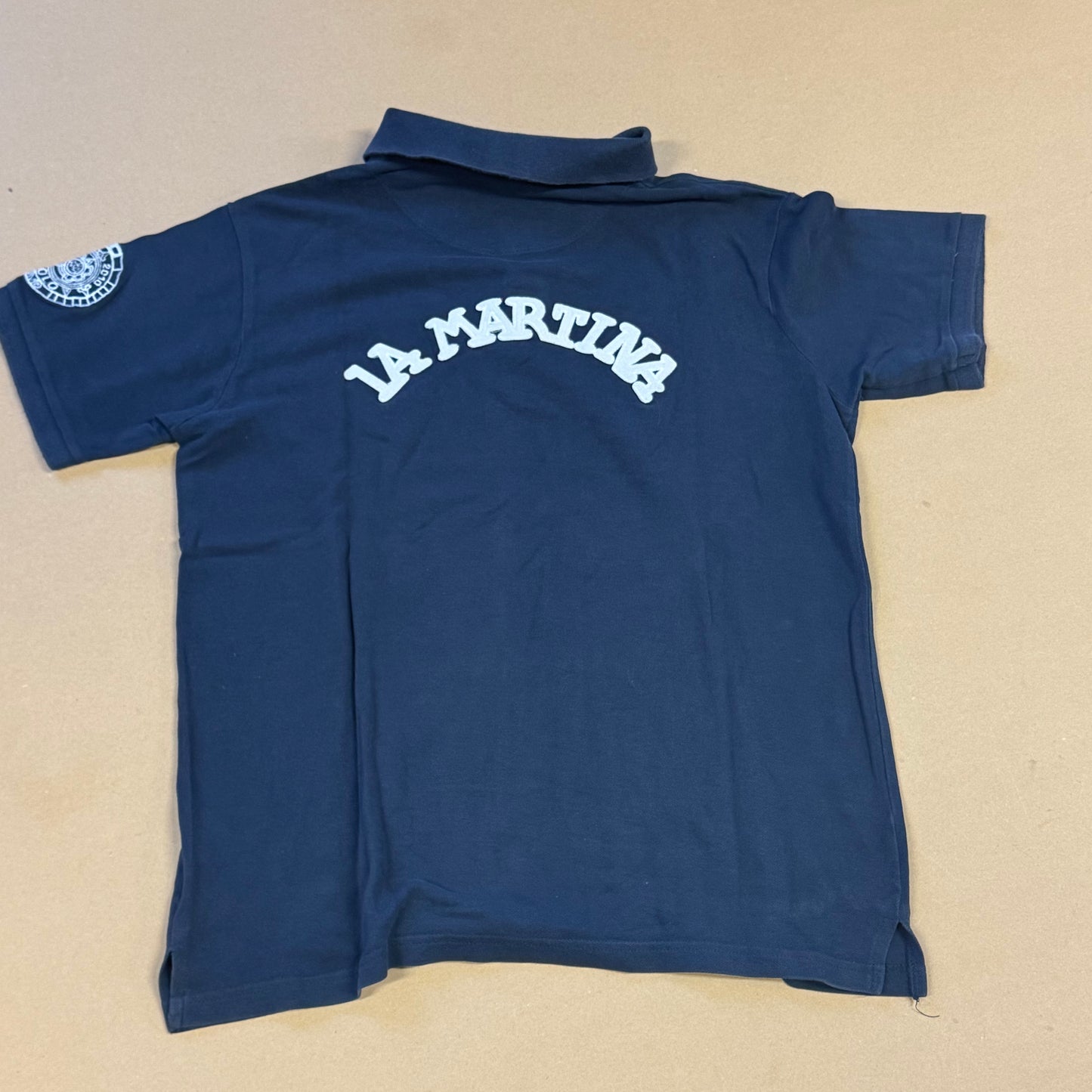 La Martina Porsche navy blue polo shirt