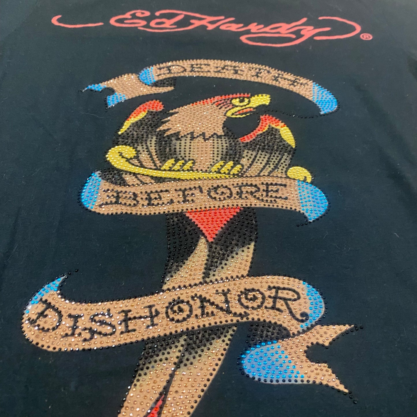 Ed Hardy rhinestones shirt