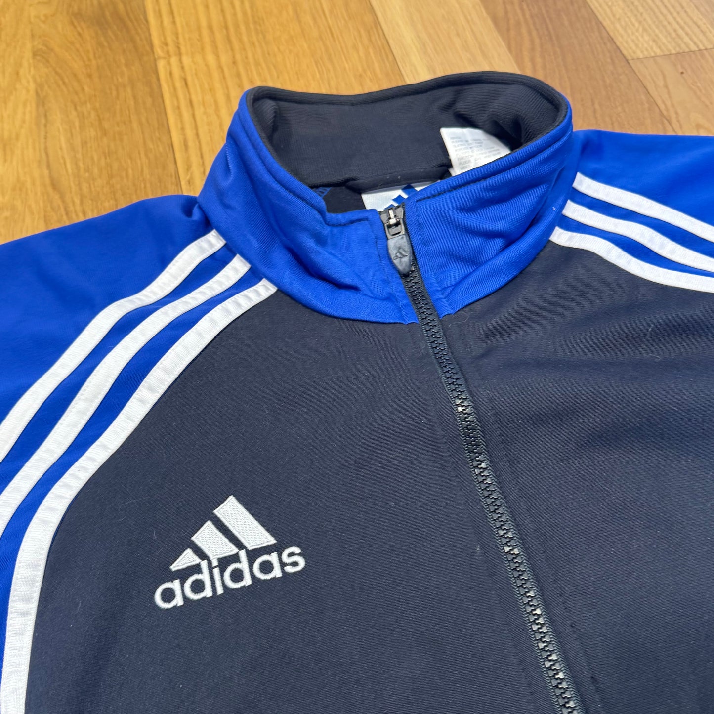 Adidas vintage 90s black track jacket
