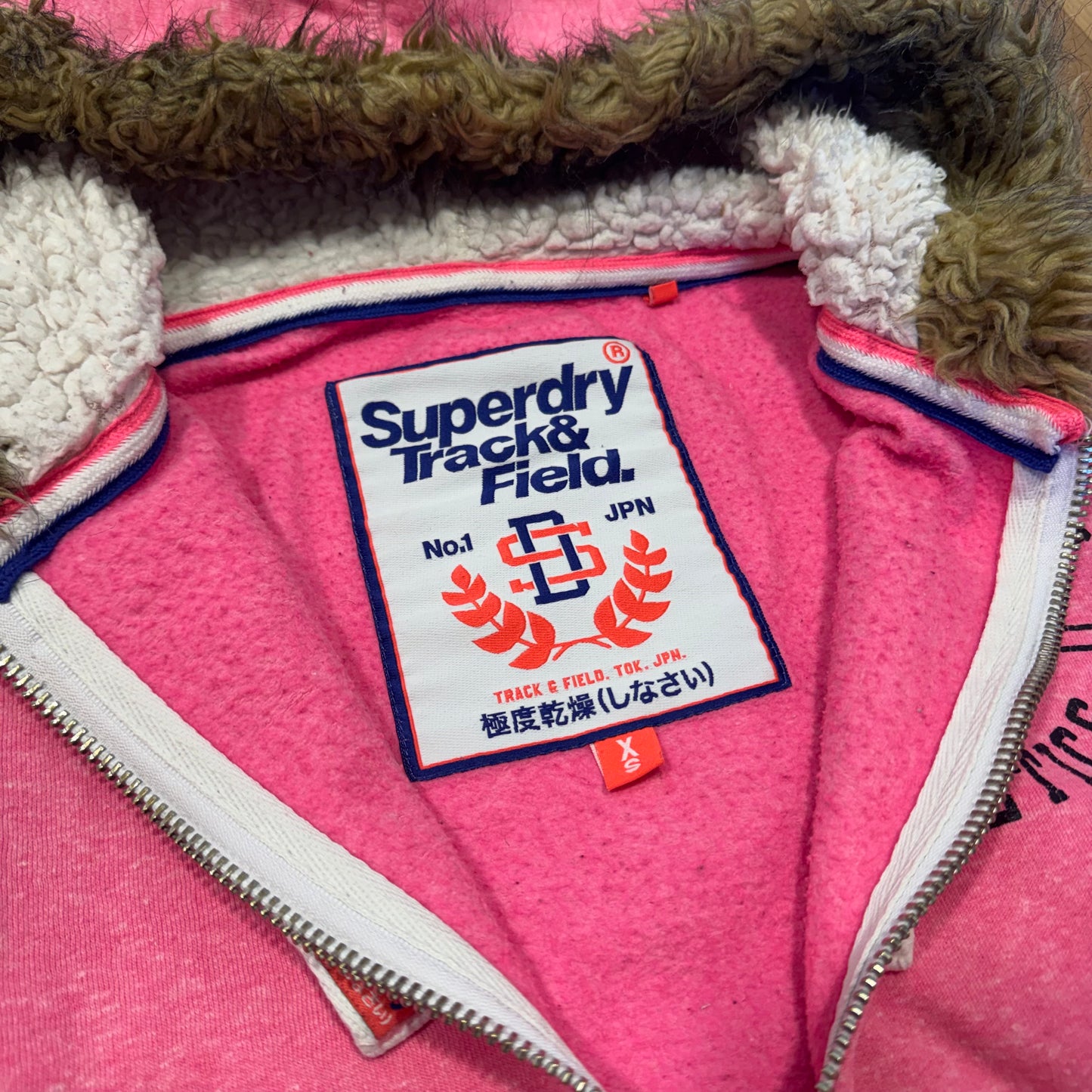 Superdry Track and Field Tokyo vintage zip-up