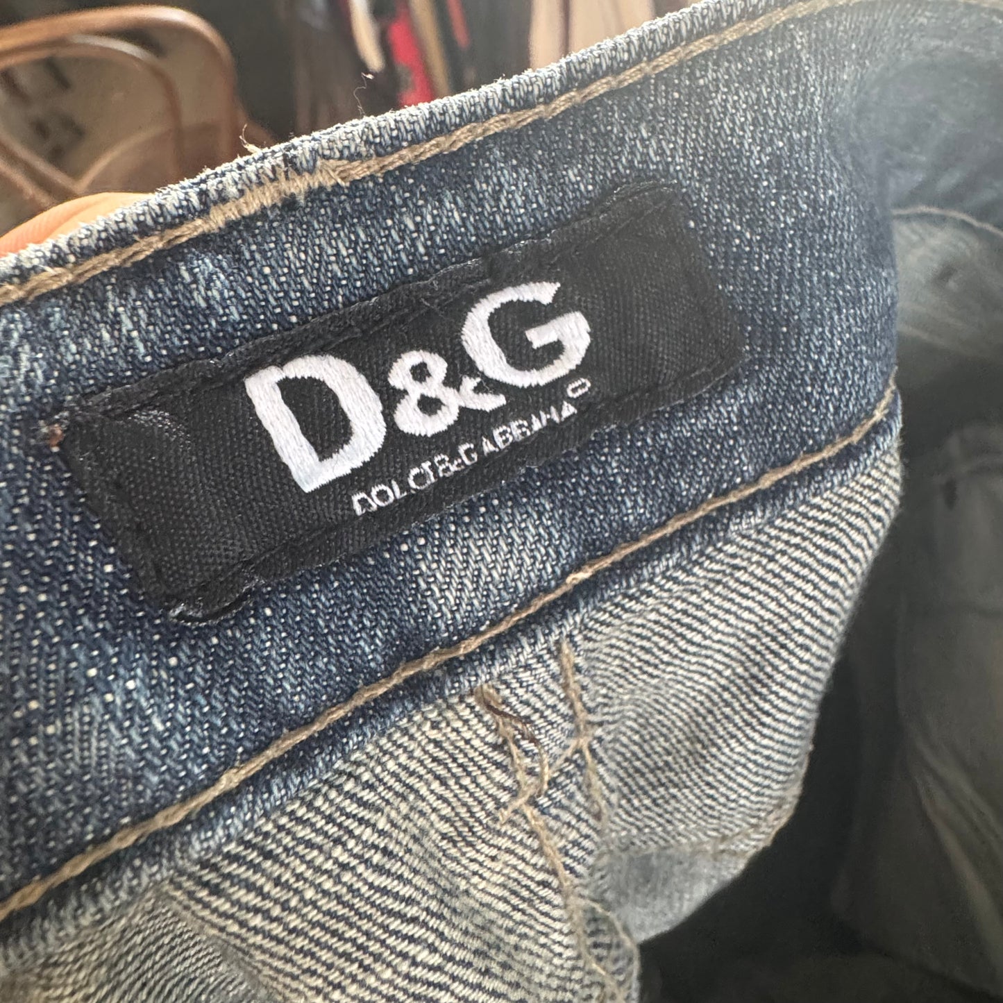 Dolce & Gabbana retro wide-leg low waist jeans