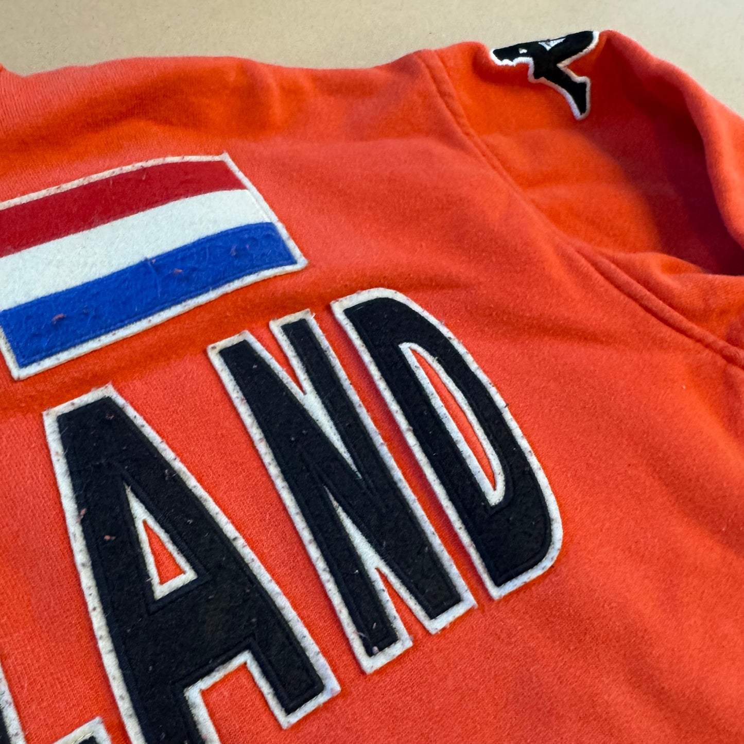 Kappa Nederland orange sweatshirt