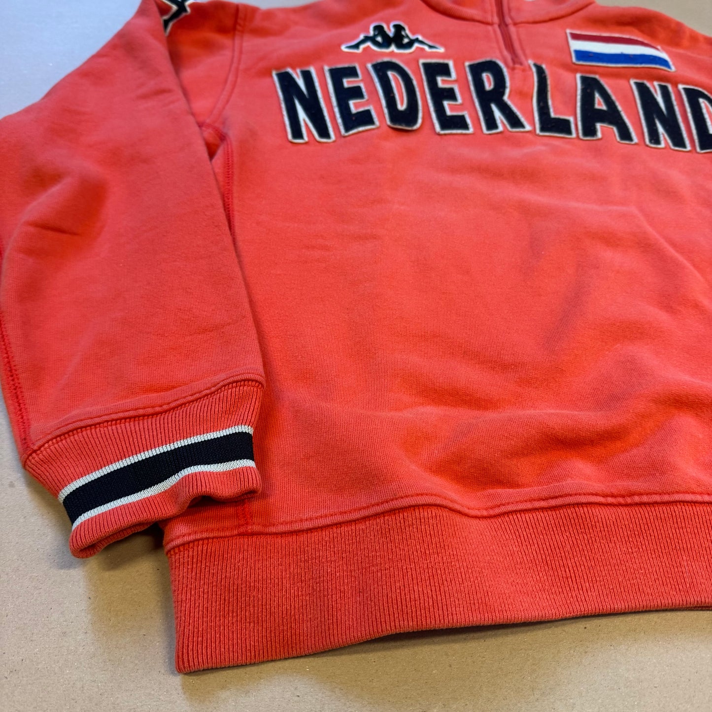 Kappa Nederland orange sweatshirt