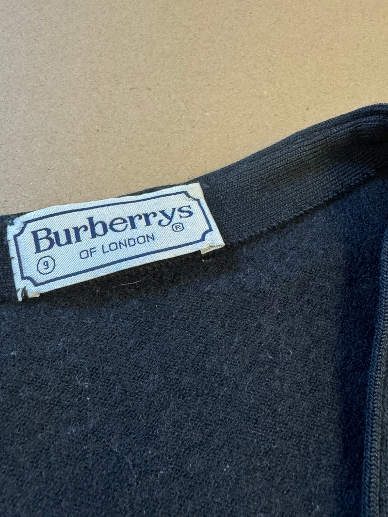 Detailansicht: Sourced limited accessories and clothes Burberry’s of London vintage wool vest – Logo, Nähte oder Material