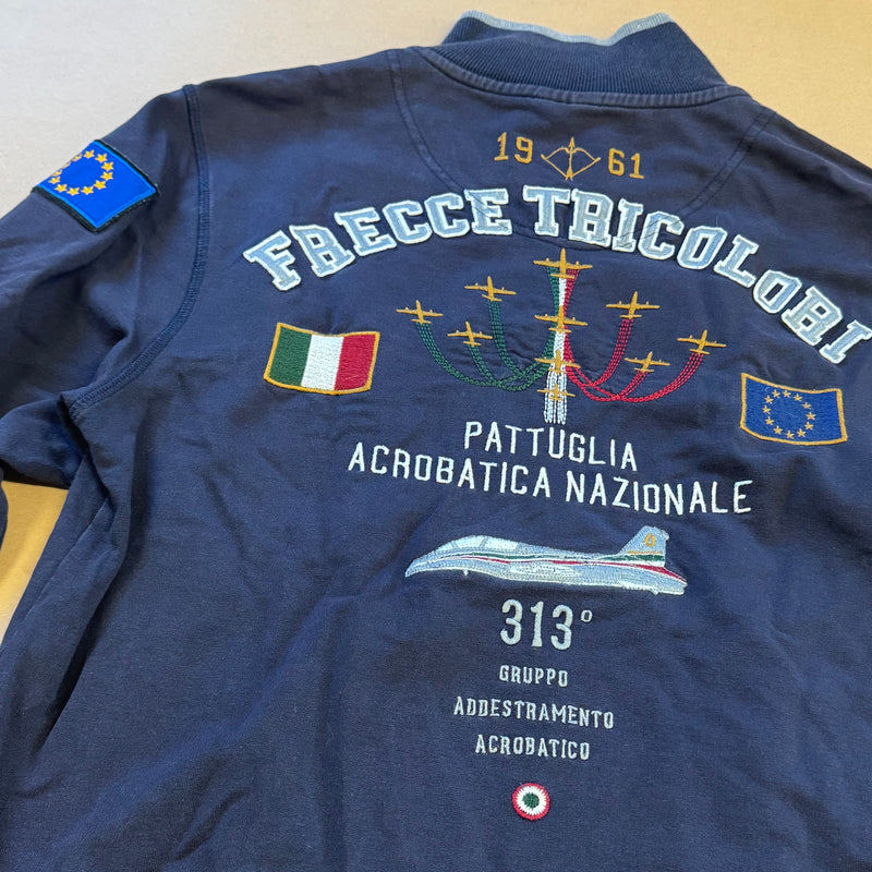 Detailansicht: Sourced limited accessories and clothes Aeronautica Militare Frecce Tricolori jacket – Logo, Nähte oder Material