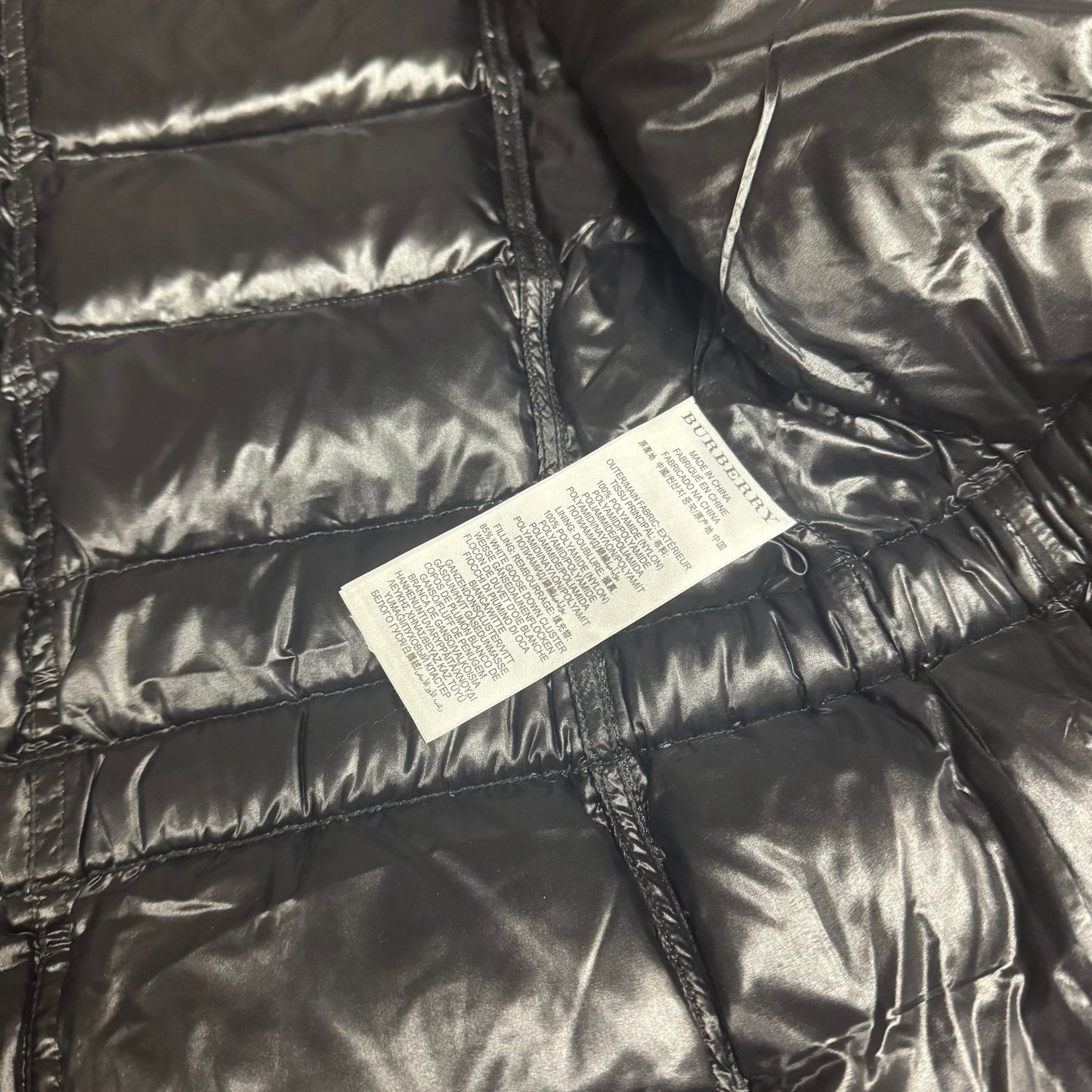 Burberry Sport khaki down winter jacket