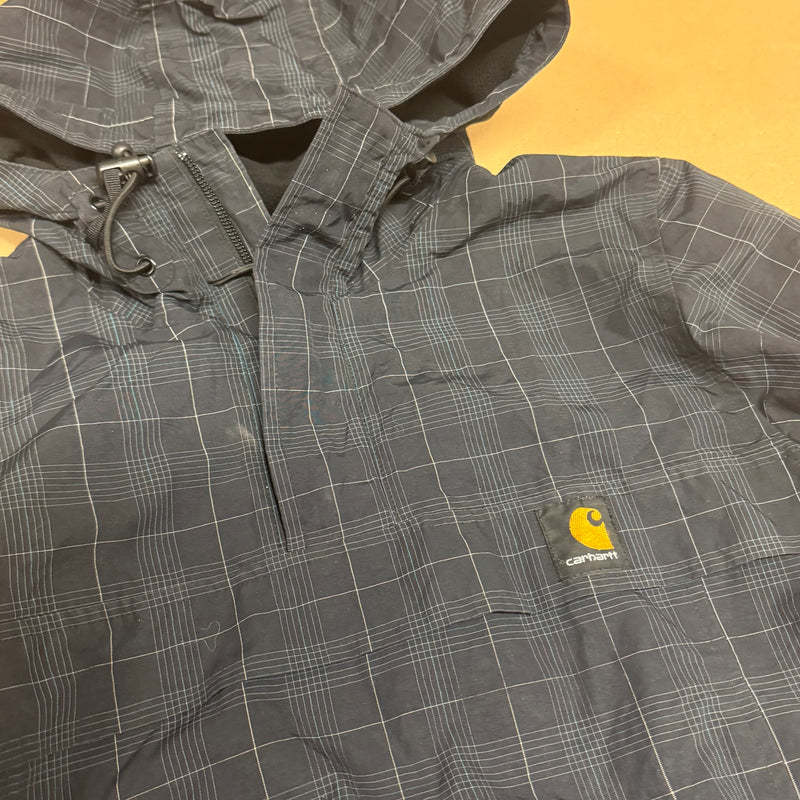 Detailansicht: Sourced limited accessories and clothes Carhartt vintage checkered winter jacket – Logo, Nähte oder Material