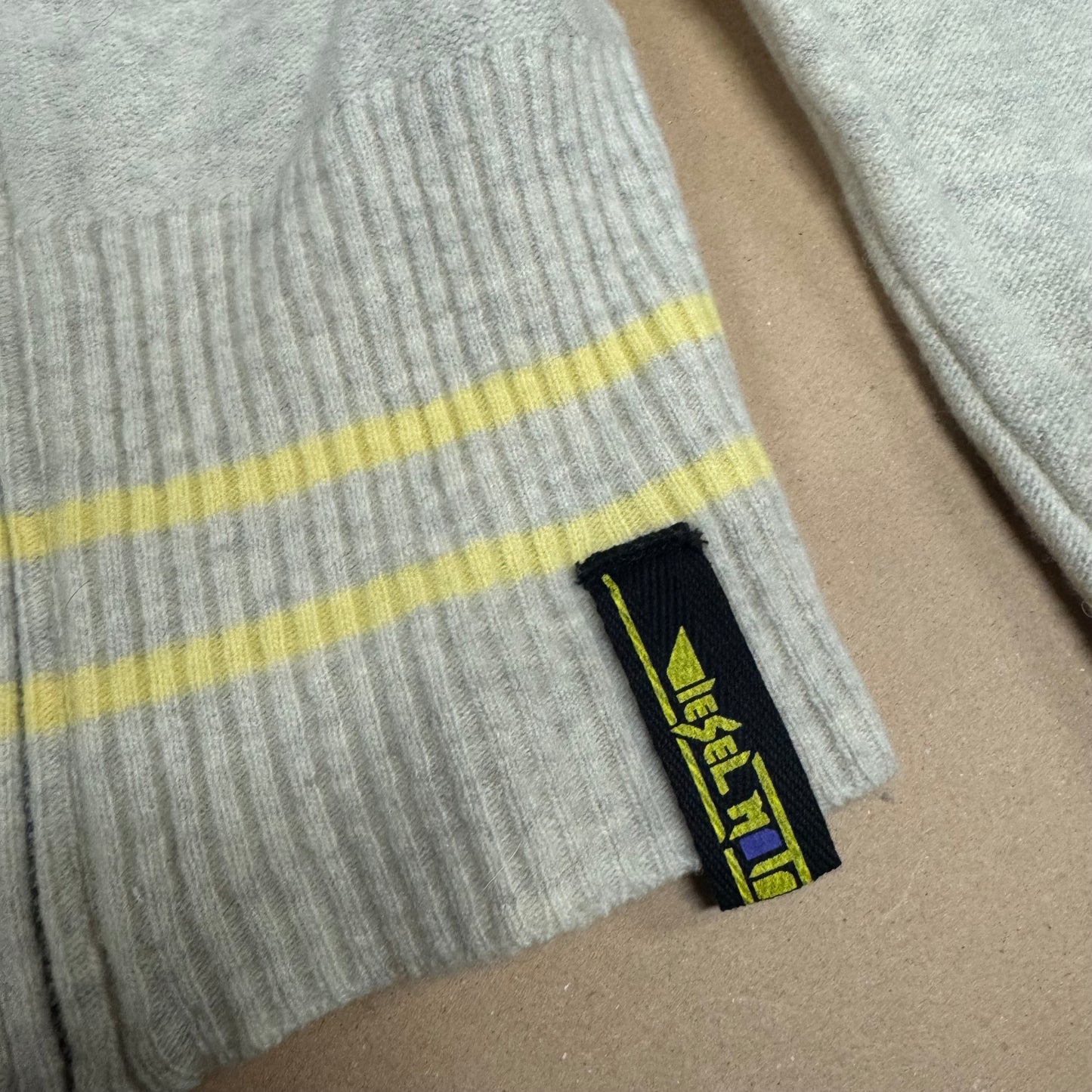 Diesel vintage women’s wool zip-up jacket