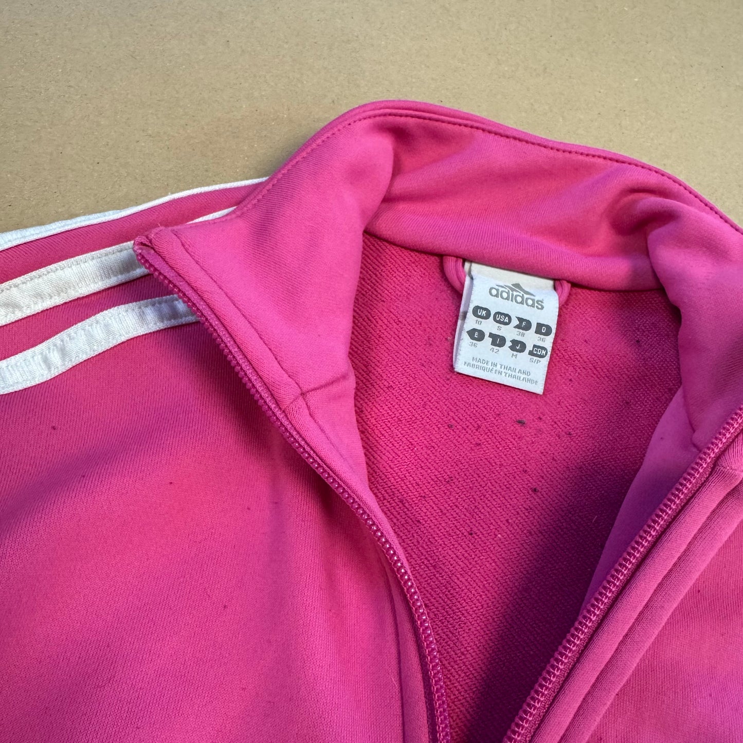 Adidas Y2K vintage pink women’s track jacket