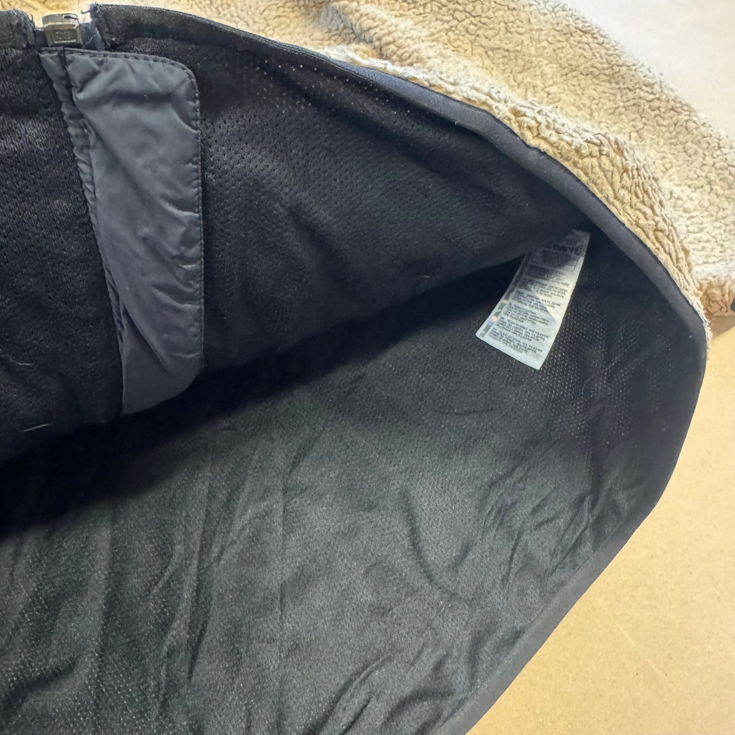 Carhartt brown retro fluffy fleece jacket