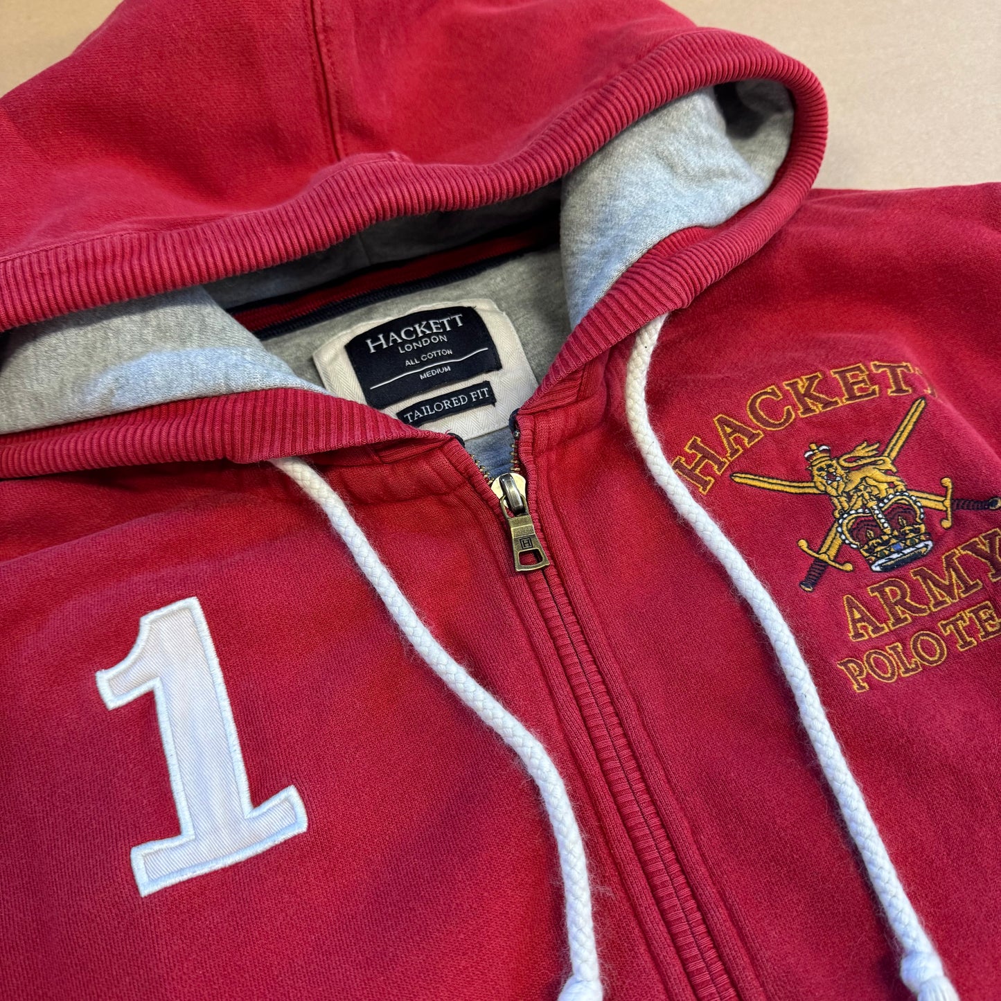 Hackett London N1 Polo Army hoodie