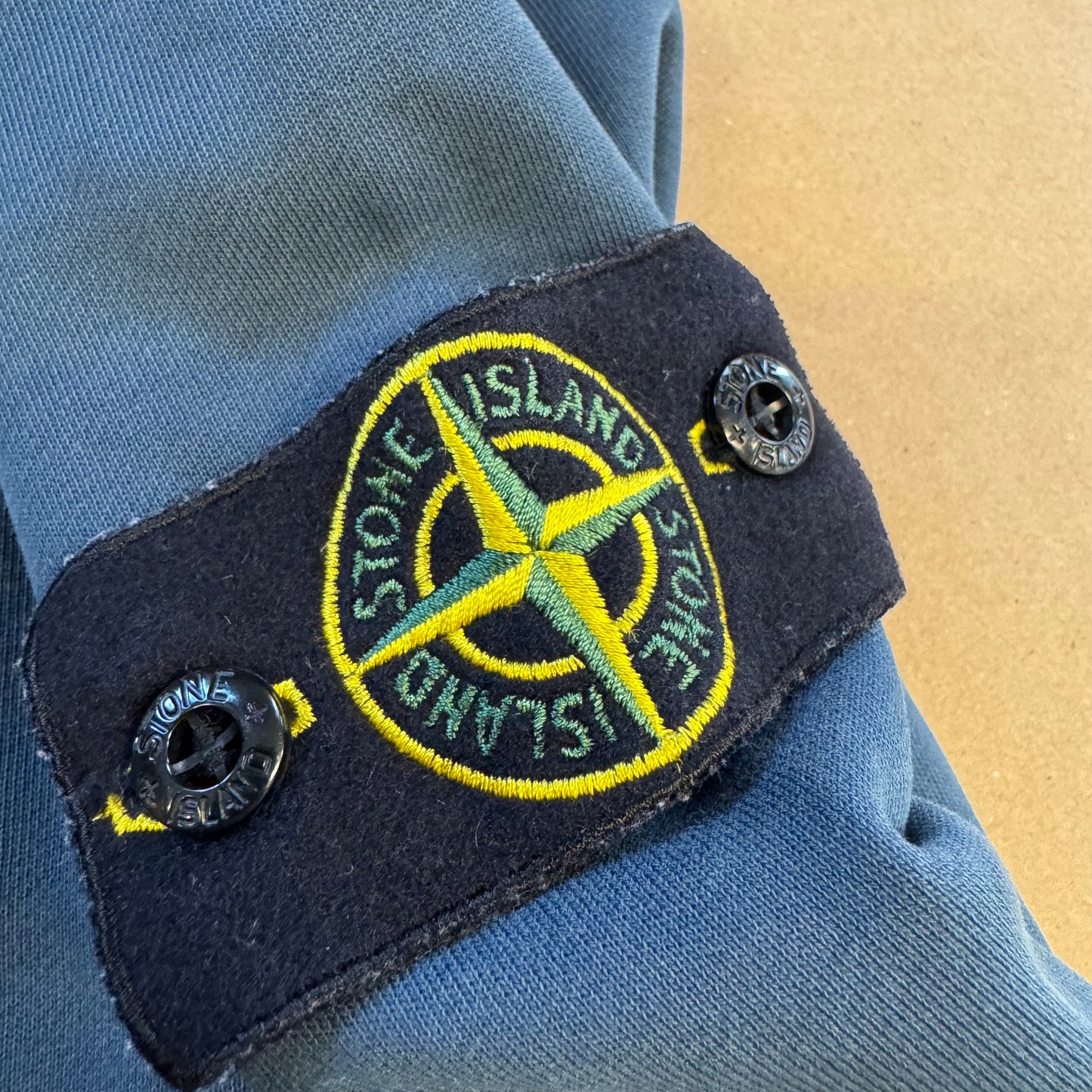 Stone Island navy-blue crewneck sweat
