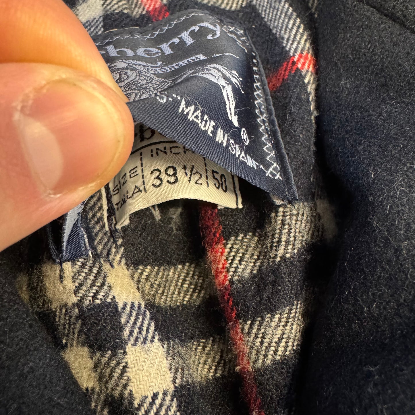 Burberry’s vintage wool winter coat