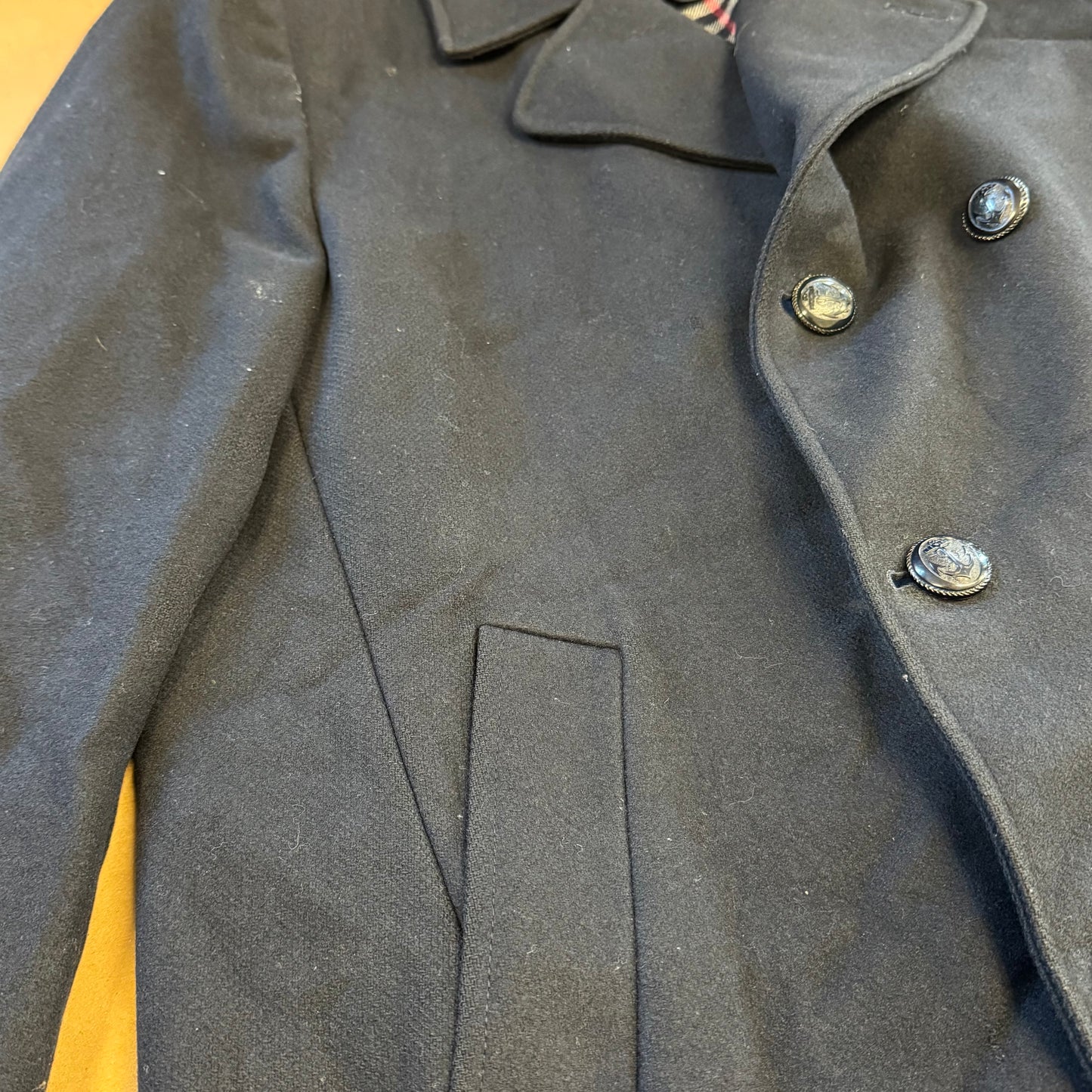 Burberry’s vintage wool winter coat