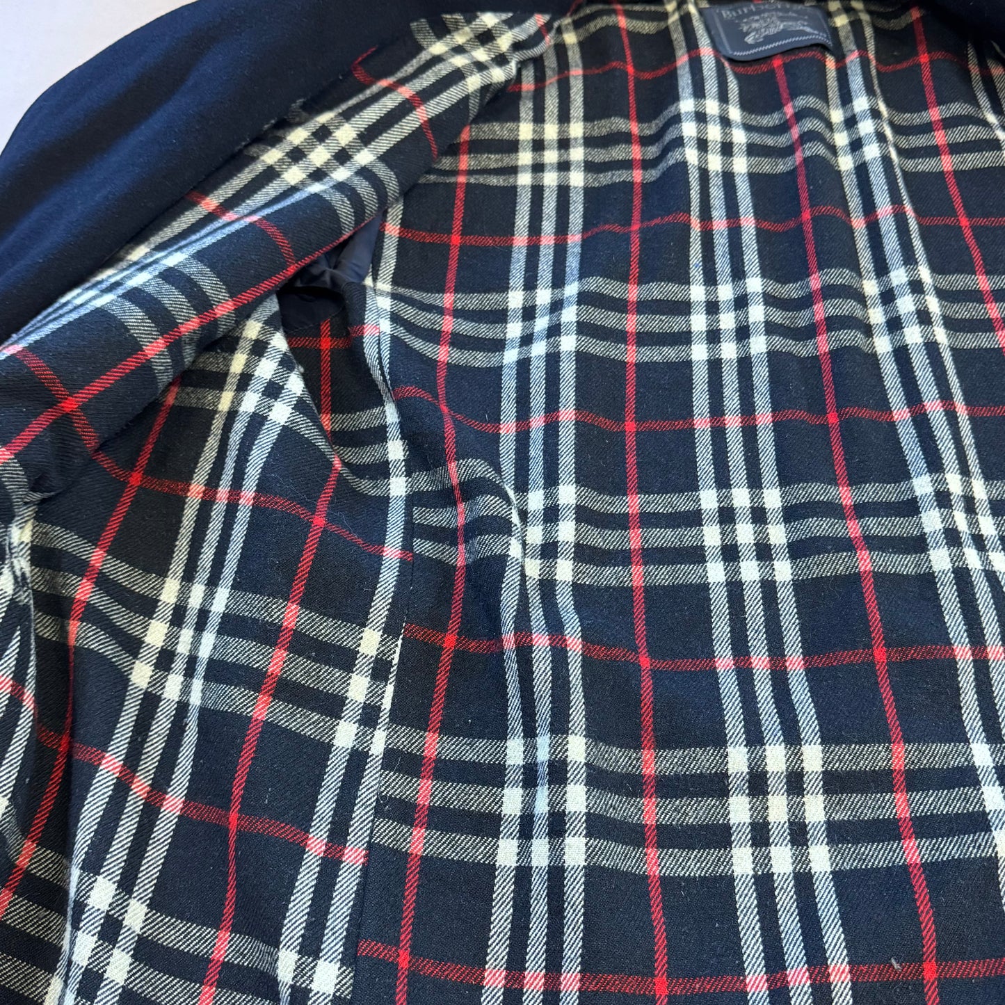 Burberry’s vintage wool winter coat used