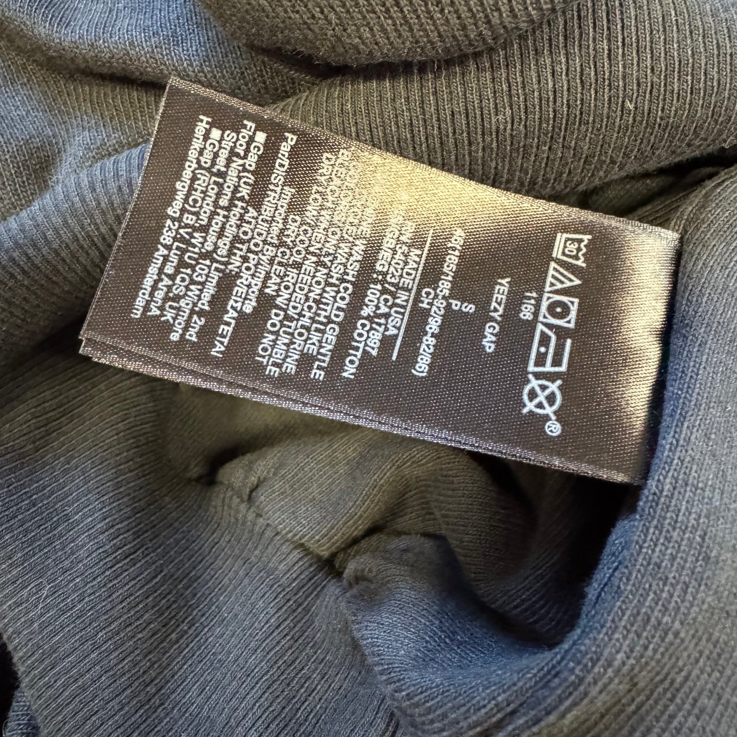 Yeezy GAP x Balenciaga Dove oversized hoodie black